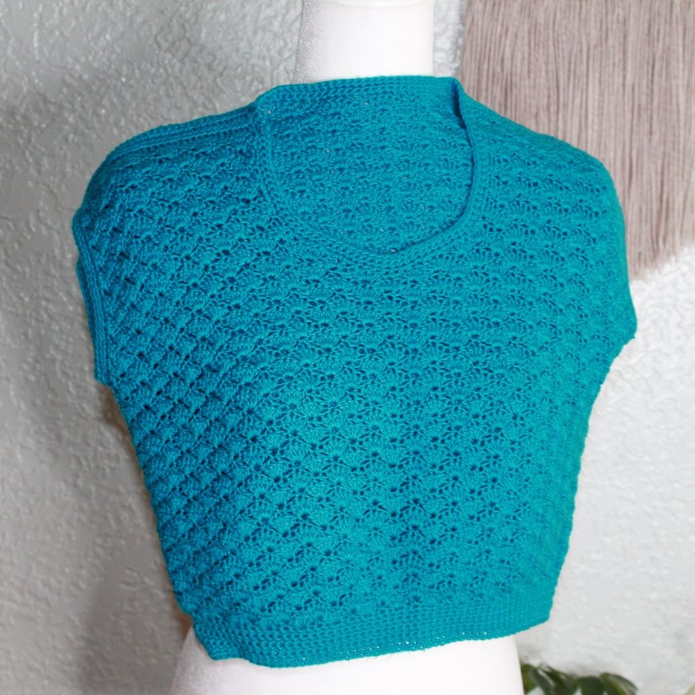 Vintage Crop Sweater Tank